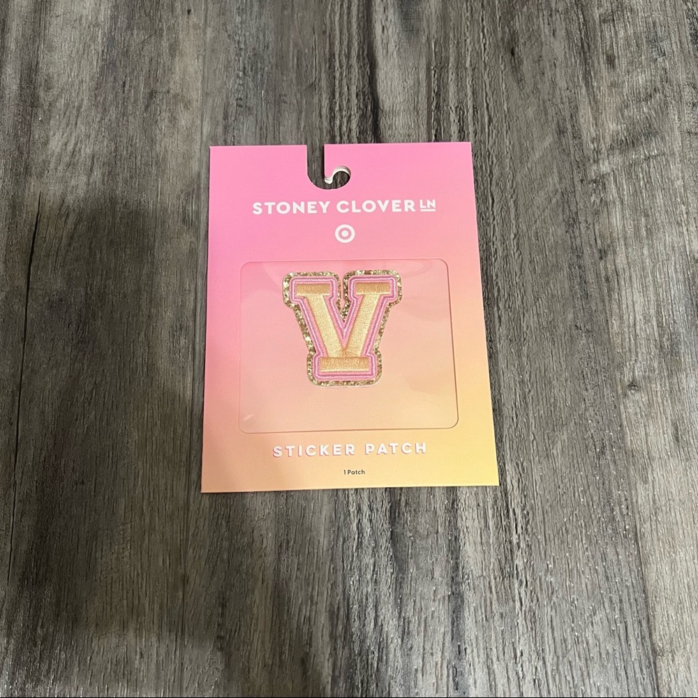 Target x Stoney Clover Lane Letter “V” Patch